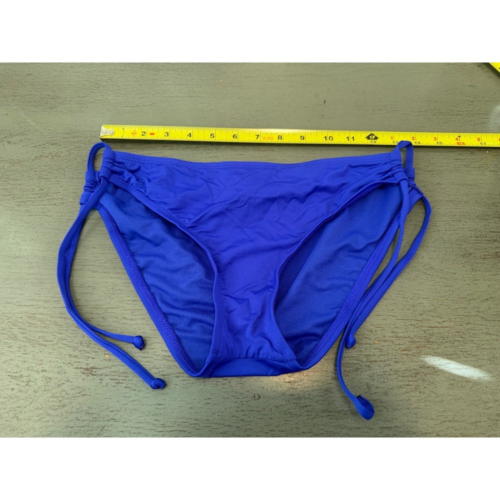 Mossimo Royal Blue Side Tie Bikini Bottom Swimwear Small